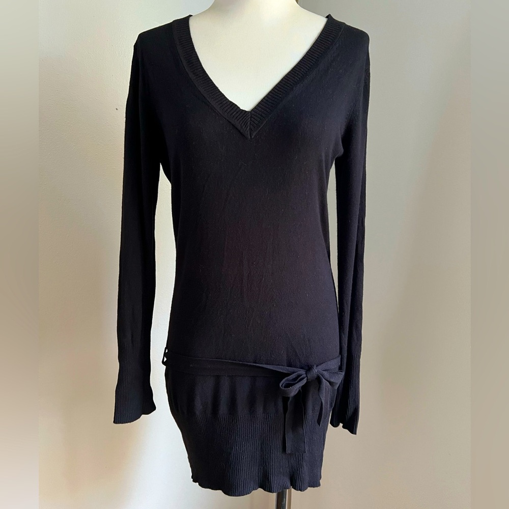 bcbg black sweater dress Y2K Max Azria Long Sleeve Bodycon Maxazria dress